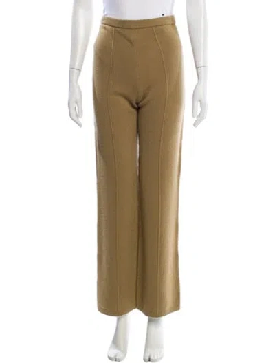 Pre-owned Joseph Wool Wide Leg Pants In Neutral