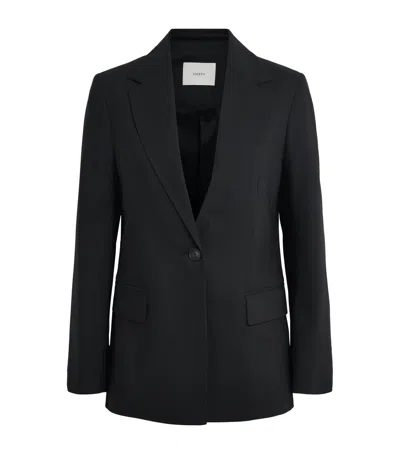 Joseph Wool-silk-blend Jackie Blazer In Black