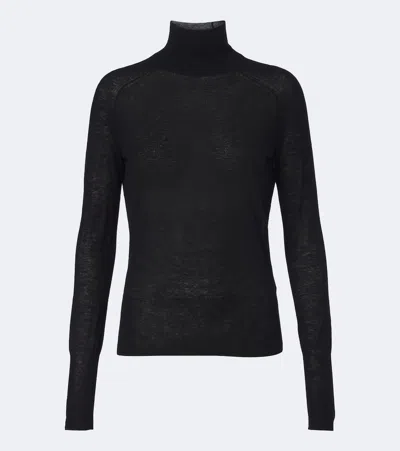 Joseph Yara Cashair Cashmere Sweater In Black