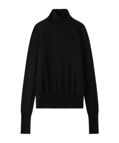Joseph Yara Cashair High Neck Jumper In Burgundy