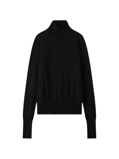 Joseph Yara High-neck Sweater In Black
