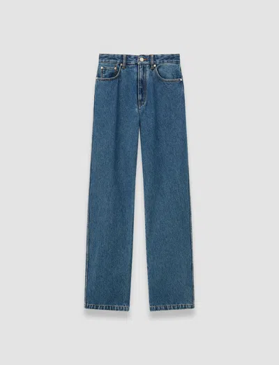 Joseph Zamtam Washed Denim Trousers In Blue
