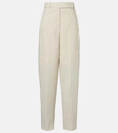 Joseph Zen Virgin Wool Wide-leg Pants In Neutral