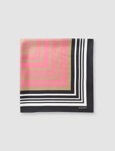 Joseph Zenza Large Silk Scarf In Multicolour