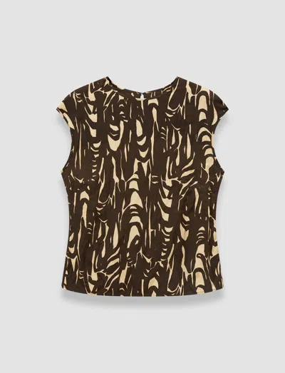 Joseph Zeyna Printed Crinkle Top In Multi