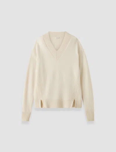 Joseph Zinnia Cloud Cashmere Jumper In Sand