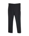 Joseph Zoran Gabardine Stretch Trousers In Black Viscose In Black