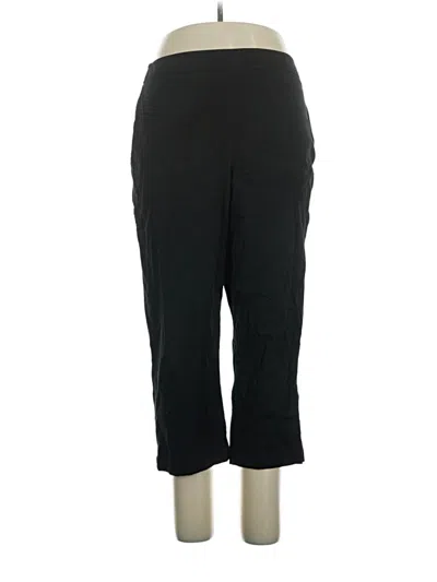 Pre-owned Josephine Chaus Active Pants In Black