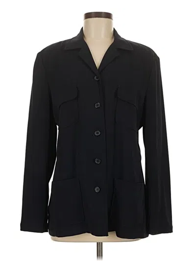 Pre-owned Josephine Chaus Blazer Jacket In Black