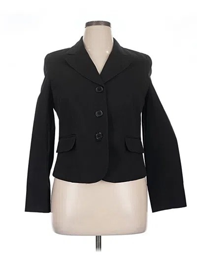 Pre-owned Josephine Chaus Blazer Jacket In Black