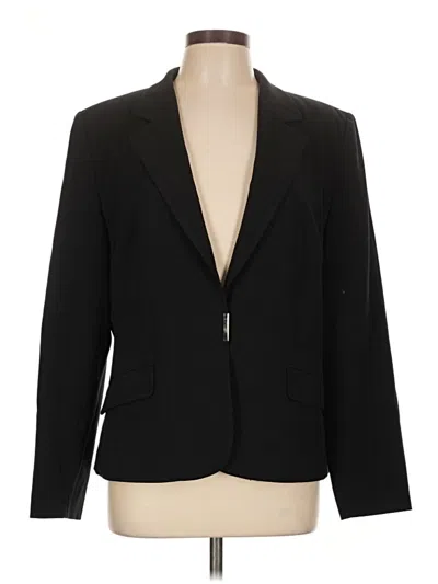 Pre-owned Josephine Chaus Blazer Jacket In Black