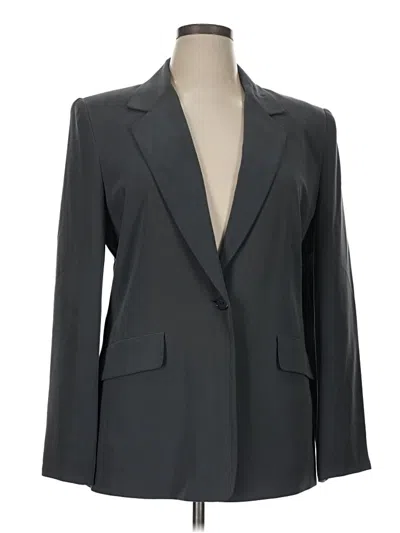 Pre-owned Josephine Chaus Blazer Jacket In Gray