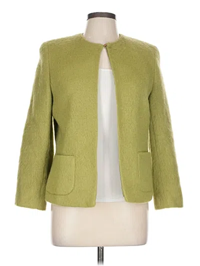 Pre-owned Josephine Chaus Blazer Jacket In Green