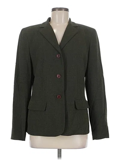 Pre-owned Josephine Chaus Blazer Jacket In Green