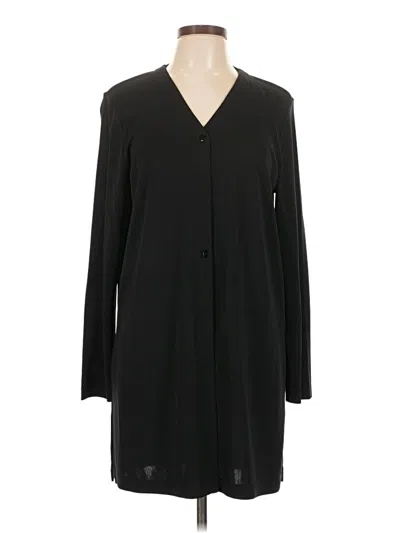Pre-owned Josephine Chaus Cardigan Sweater In Black
