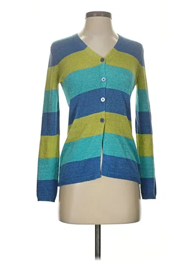 Pre-owned Josephine Chaus Cardigan Sweater In Blue