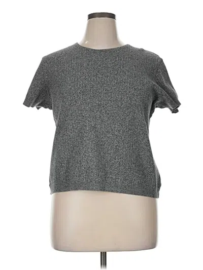 Pre-owned Josephine Chaus Cardigan Sweater In Gray