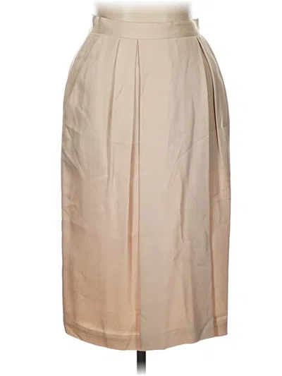 Pre-owned Josephine Chaus Formal Skirt In Tan