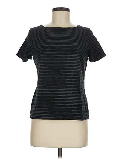 Pre-owned Josephine Chaus Short Sleeve T-shirt In Black