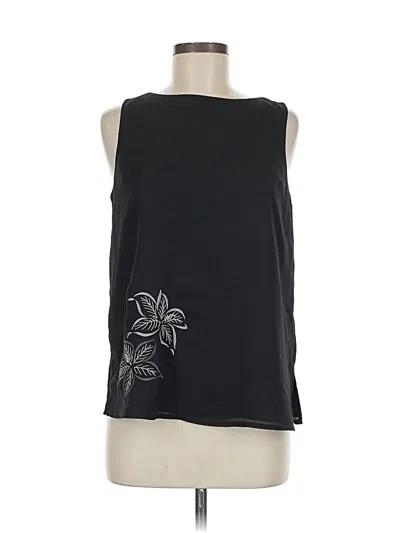 Pre-owned Josephine Chaus Sleeveless Blouse In Black