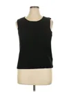 Josephine Chaus Sleeveless Top Black Boatneck Tops In Black