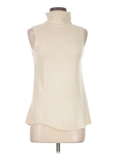 Pre-owned Josephine Chaus Turtleneck Sweater In Ivory