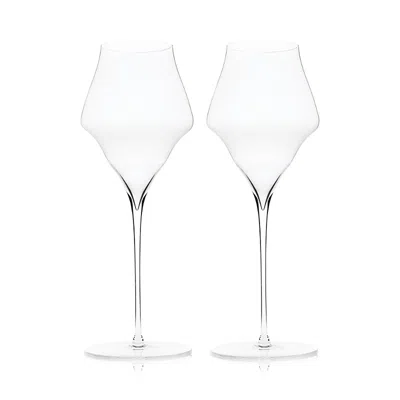 Josephinenhutte Josephine No. 4 Champagne Glass, Set Of 2 In Transparent