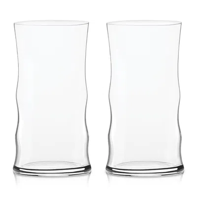 Josephinenhutte Josephine No. 5 Water Glass, Set Of 2 In Transparent