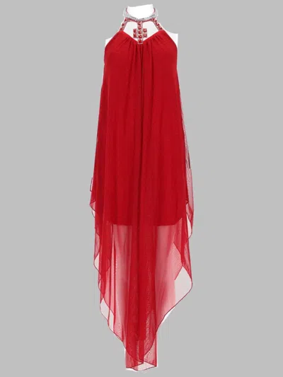 Joshe Abito Collier Con Inserti Gioiello In Red