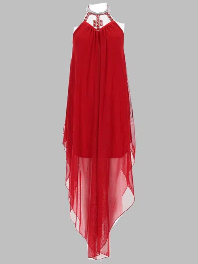 Joshe Abito Collier Con Inserti Gioiello In Red