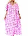 Joshi Goa Caftan In Pink In Pink
