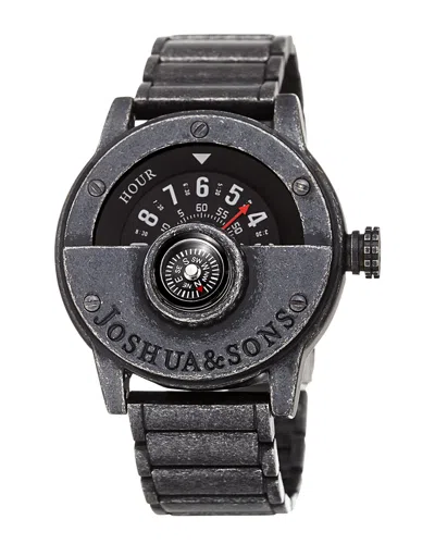 Joshua And Sons Joshua & Sons Men's Brass Watch