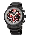 Joshua And Sons Joshua & Sons Men's Brushed Stainless Steel Watch