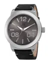 Joshua And Sons Joshua & Sons Men's Genuine Leather Watch