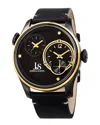Joshua And Sons Joshua & Sons Men's Leather Watch