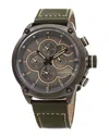 Joshua And Sons Joshua & Sons Men's Leather Watch