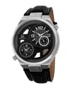 Joshua And Sons Joshua & Sons Men's Leather Watch