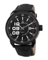 Joshua And Sons Joshua & Sons Men's Leather Watch