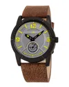 Joshua And Sons Joshua & Sons Men's Leather Watch