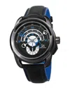 Joshua And Sons Joshua & Sons Men's Leather Watch