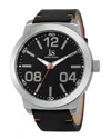 Joshua And Sons Joshua & Sons Men's Leather Watch