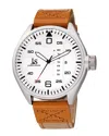 Joshua And Sons Joshua & Sons Men's Leather Watch