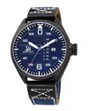 Joshua And Sons Joshua & Sons Men's Leather Watch