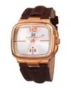 Joshua And Sons Joshua & Sons Men's Leather Watch