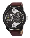 Joshua And Sons Joshua & Sons Men's Leather Watch