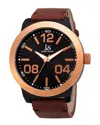 Joshua And Sons Joshua & Sons Men's Leather Watch
