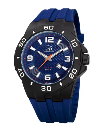 Joshua And Sons Joshua & Sons Men's Rubber Watch