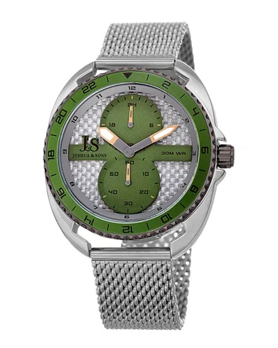 Joshua And Sons Joshua & Sons Men's Stainless Steel Watch