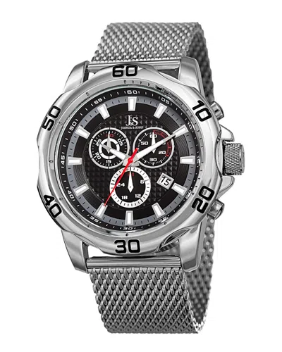 Joshua And Sons Joshua & Sons Men's Stainless Steel Watch In Metallic