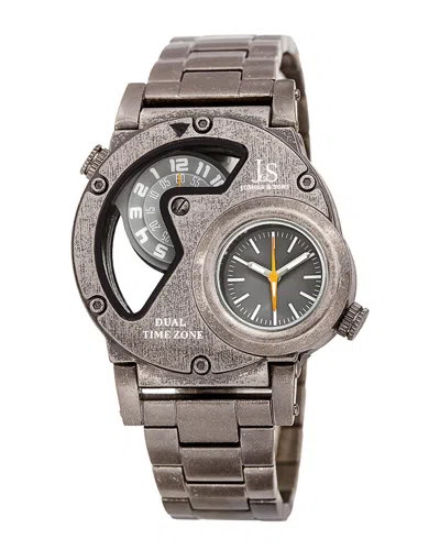 Joshua And Sons Joshua & Sons Men's Stainless Steel Watch In White